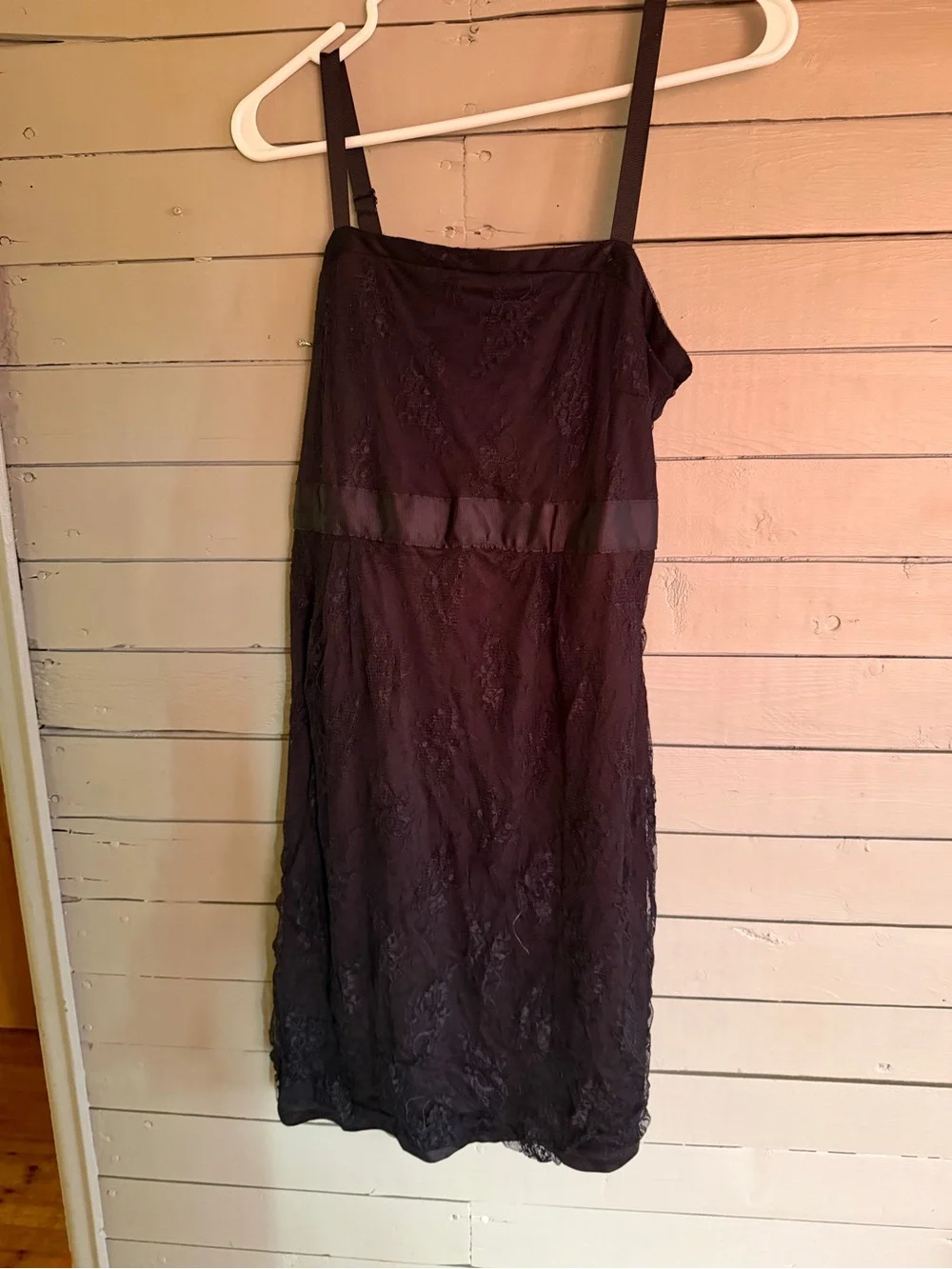 George black slip Dress with Adjustable Straps - Picture 1 of 3